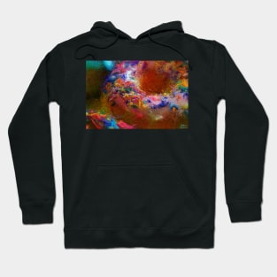 Rainbow Sprinkles Donut Impressionist Painting Hoodie